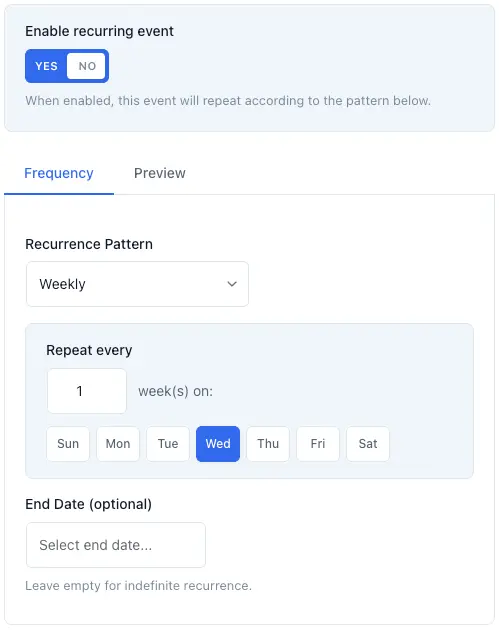 Hero settings